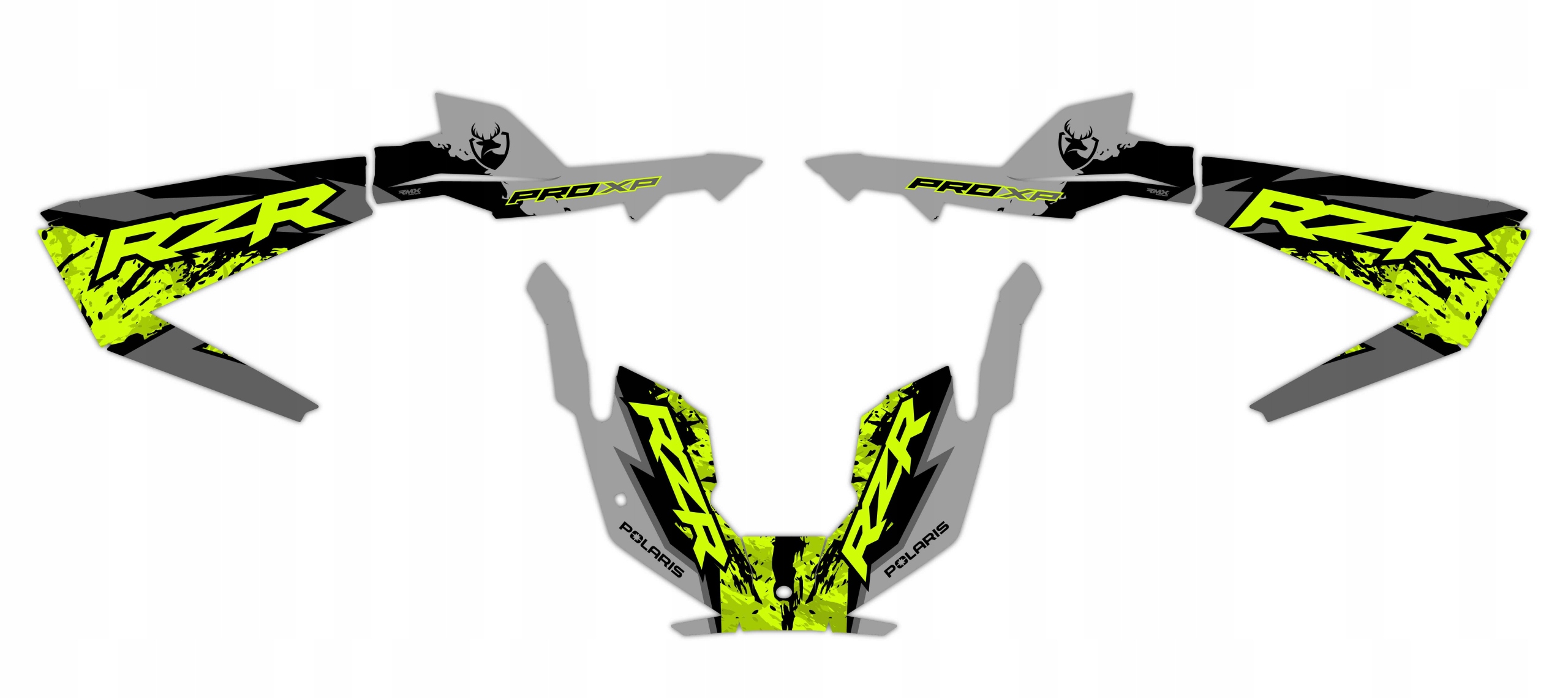 Dýha Nálepky Polaris Rzr Pro Xp (Ultimate) 2020 2021 2022 2023 2024