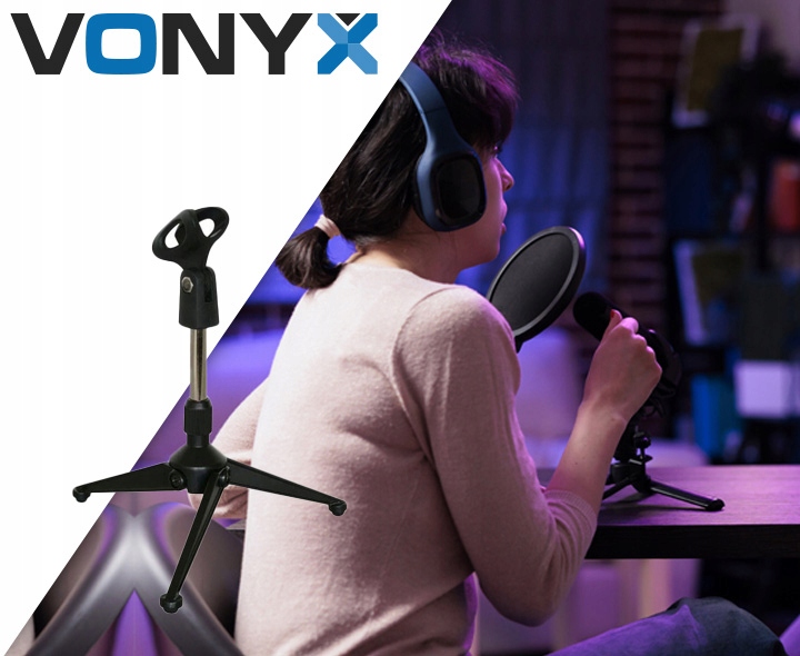 Stołowy statyw mikrofonowy Vonyx SKŁADANY Marka Vonyx