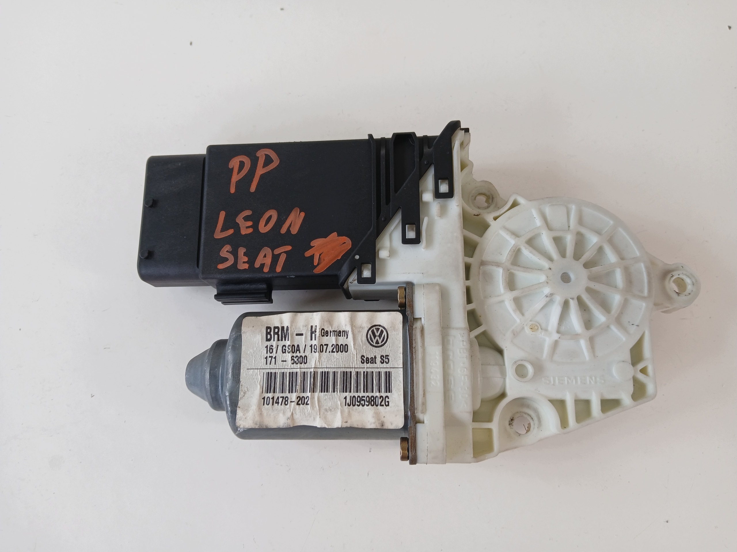 SEAT LEON and TOLEDO II mini motor windows right front 1J0959802G