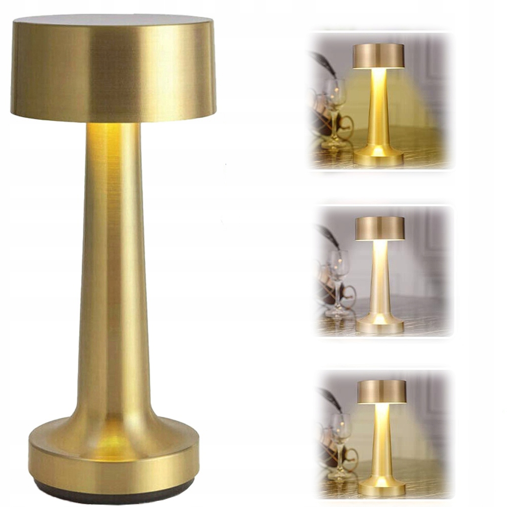 LAMPA STOŁOWA LED DOTYKAĆ BEZPRZEWODOWA ŚWIATŁA OTOCZENIA 1800 MAH