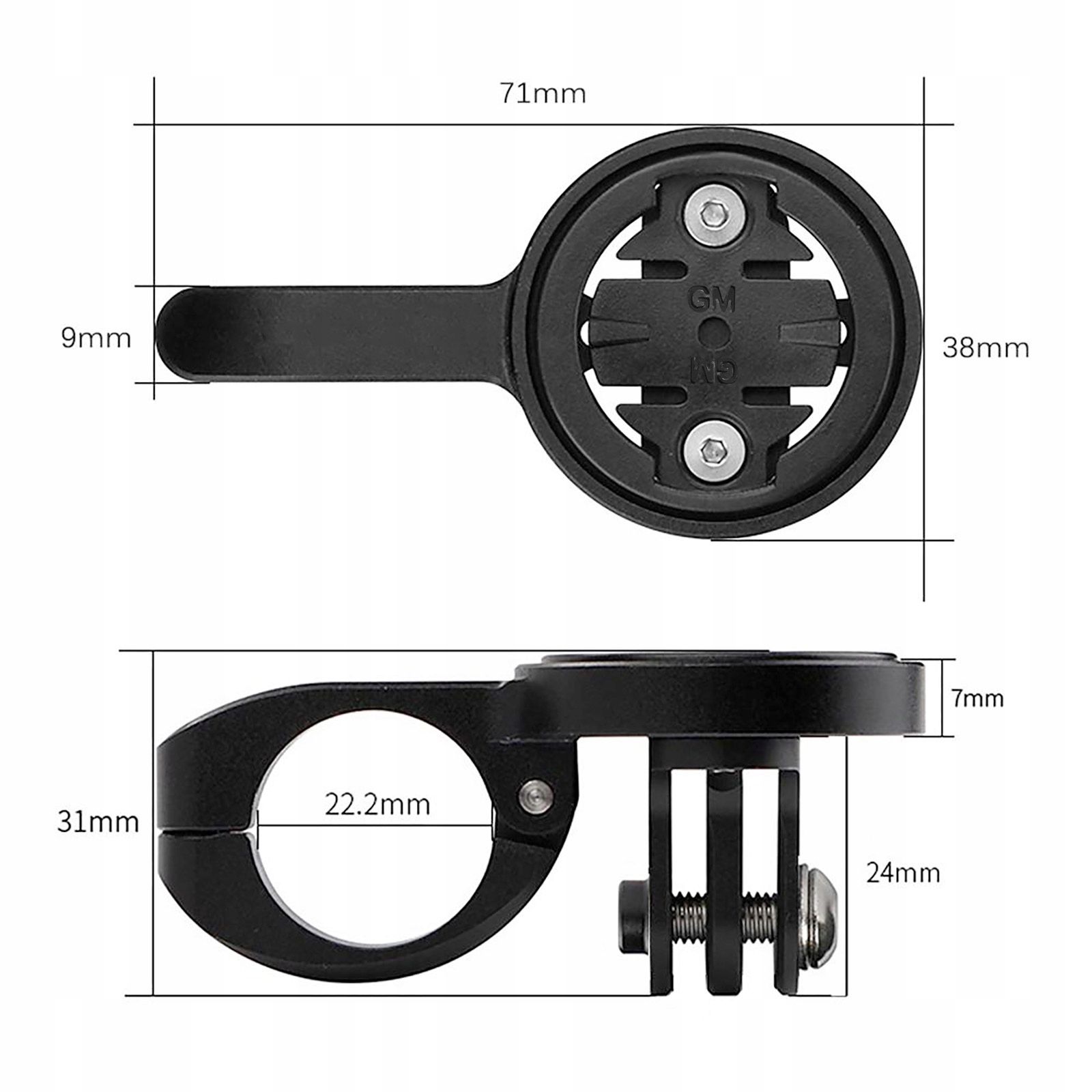 UCHWYT do LEMONDKI na kierownicę TT do Triathlonu dla GARMIN MAGENE Cycplus Kod producenta MOORIS MOUNT M29