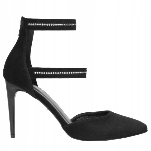 

Buty Wojas Czółenka damskie skóra czarne r. 37,5