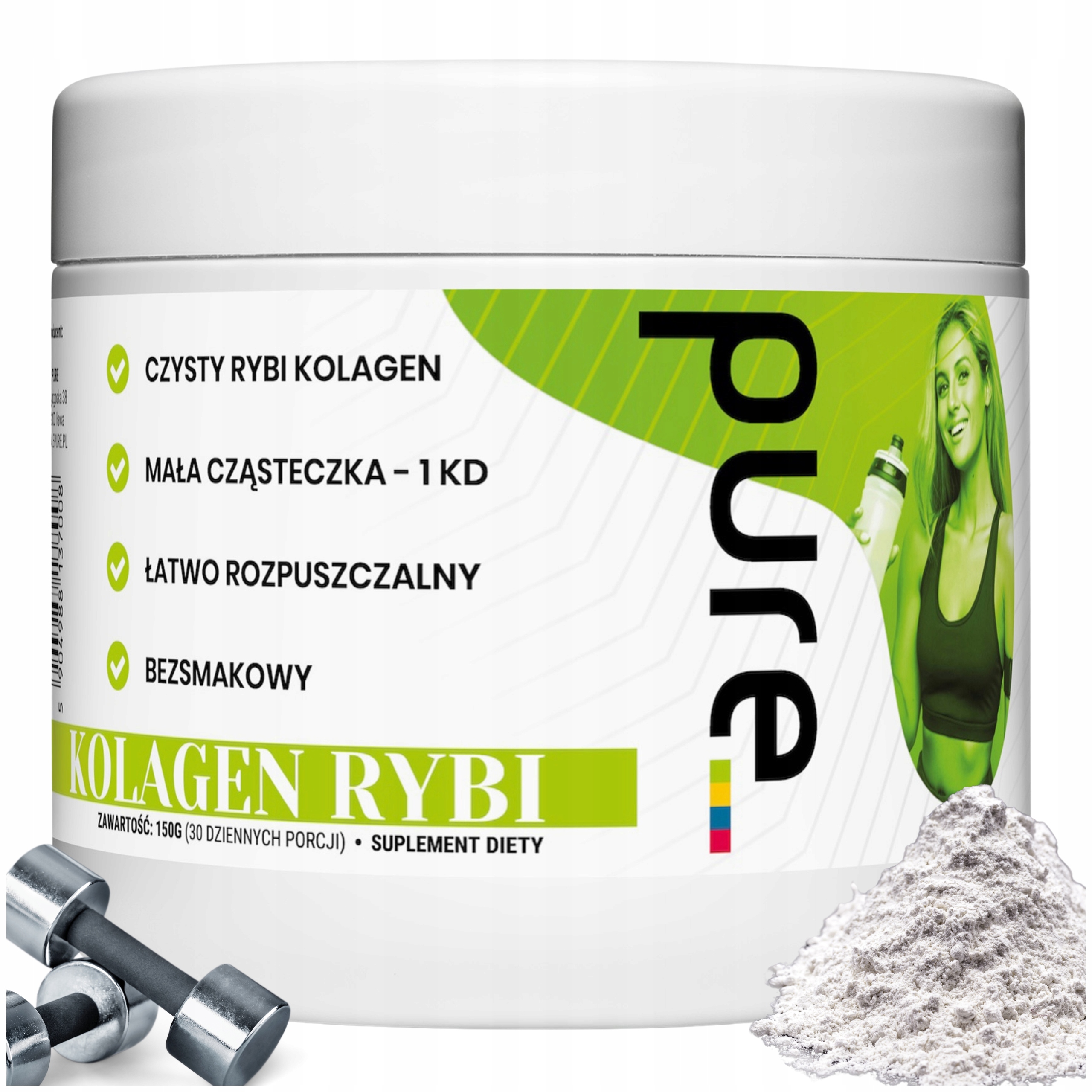Pure kolagen rybi czysty sprężystość — 3