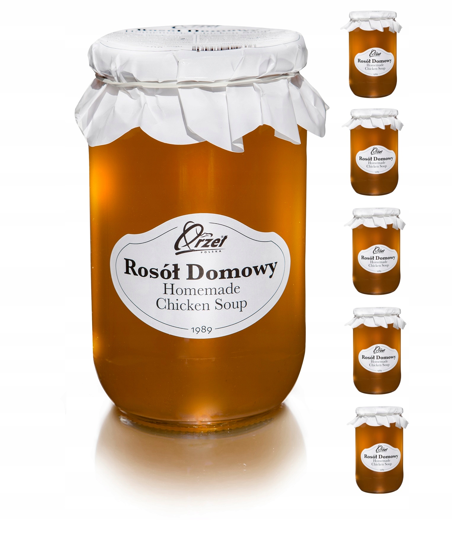 Levně Domácí vývar 6x700g Orzeł Polska sada tradičních hotových polévek