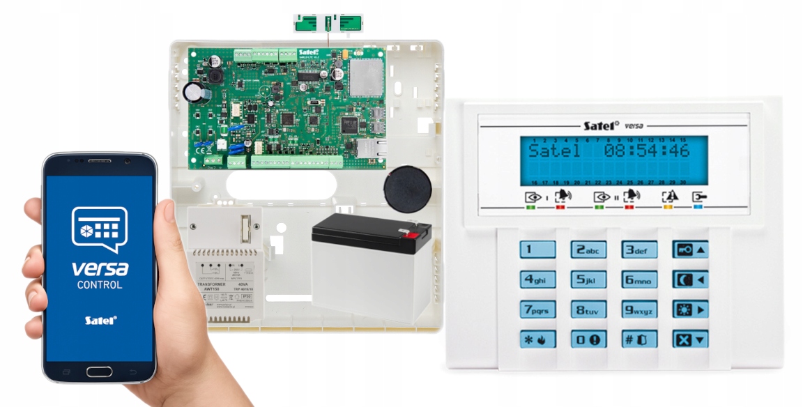 System Alarmowy Satel Versa Plus Lte Manipulator Gsm Lte Push Aplikacja