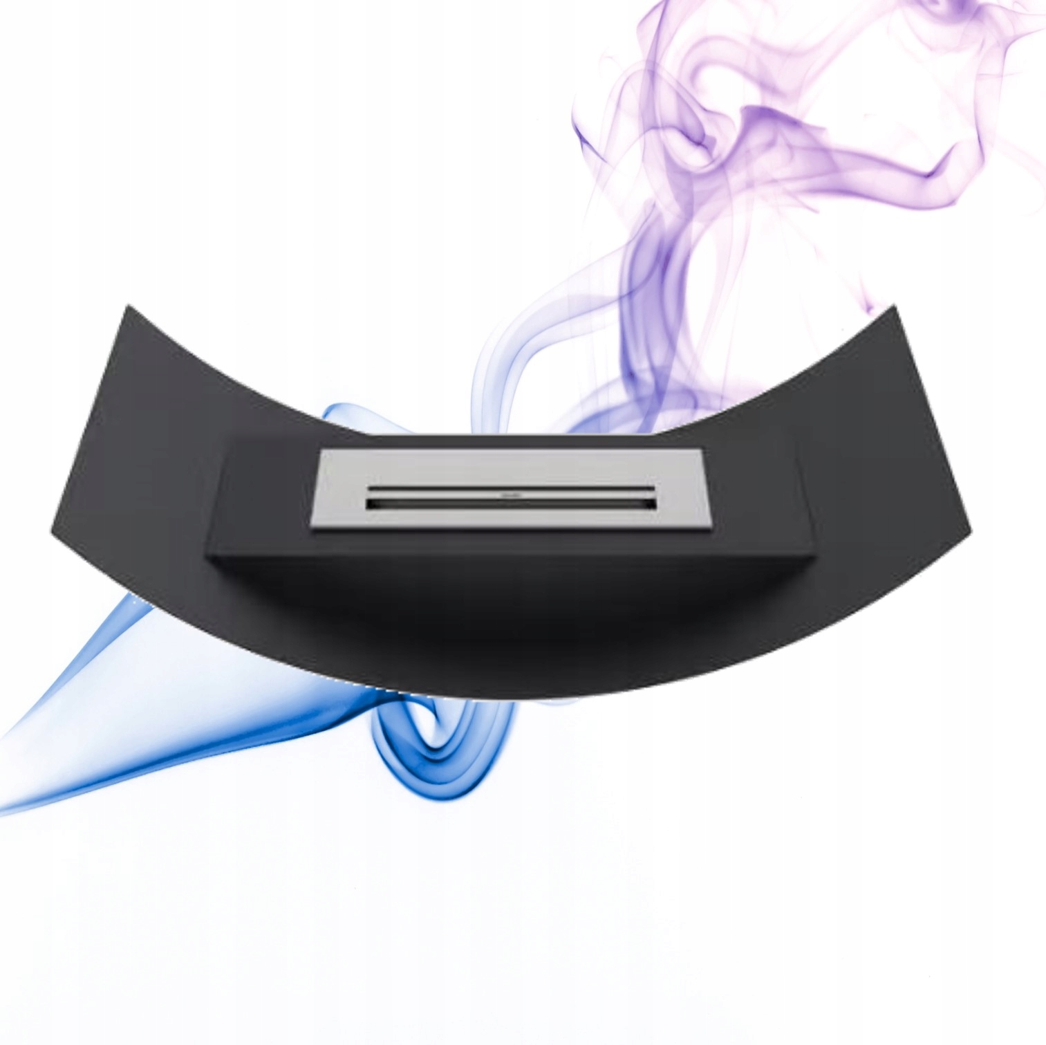 Moderní biokrb do obýváku Biomisa černý elegantní ozdoba domu