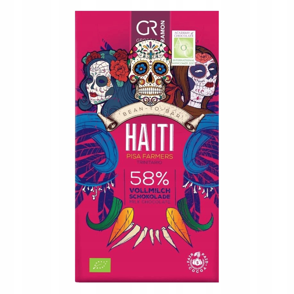 Levně 2x Čokoláda Georgia Ramon Haiti 58% 50g Bezlepková