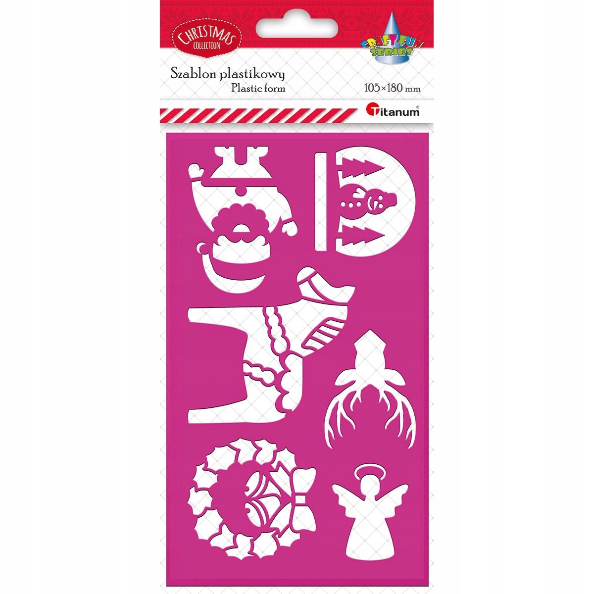 

Szablon Plastikowy Boże Narodzenie 105X180MM Wz 4