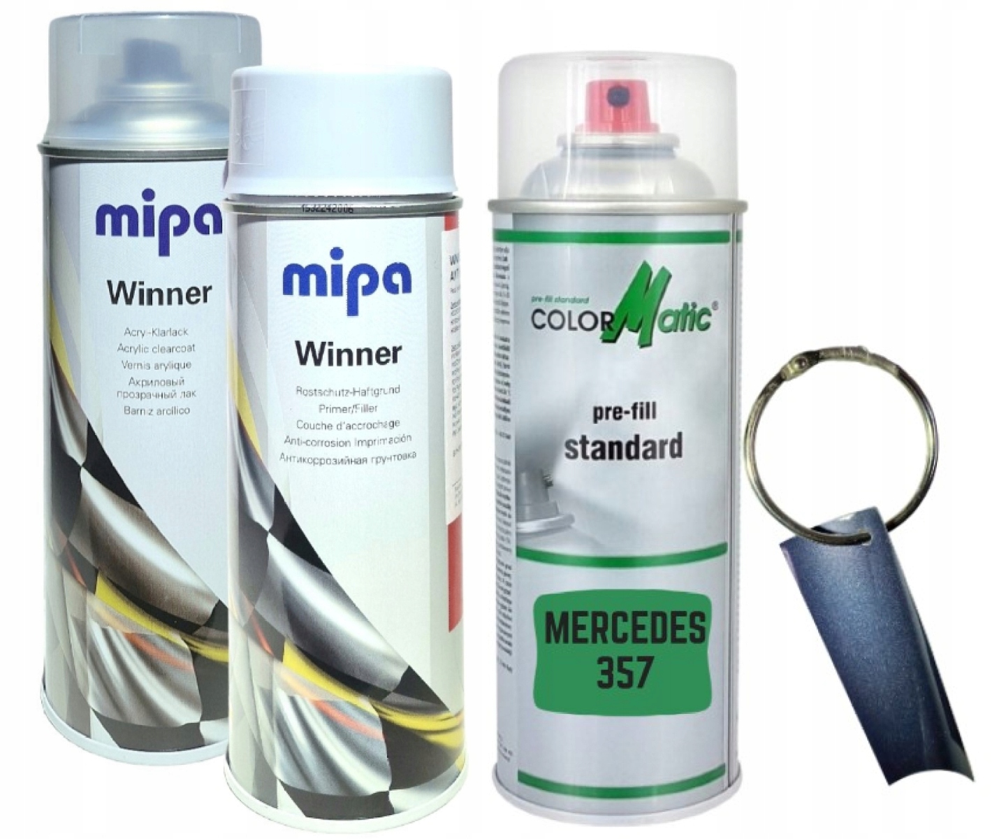 Zestaw Lakier Samochodowy Spray Mercedes 357