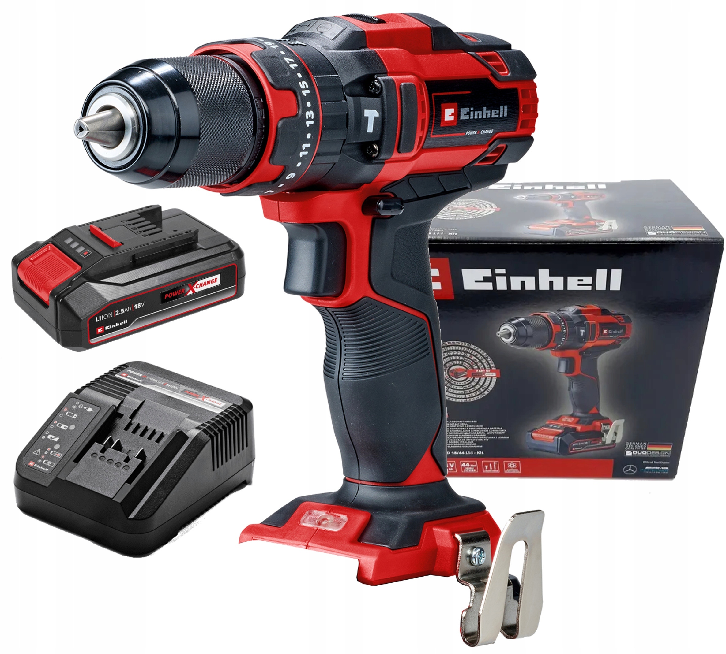 Einhell Akumulátorový Aku Vrtačka Te-cd 18/44 Li-i 2,5Ah 18V Pxc