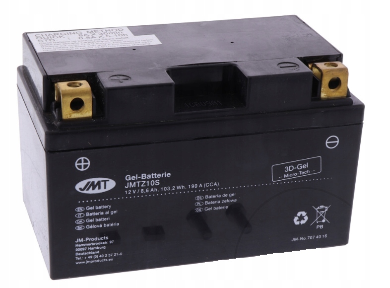 7074016 - JMT YTZ10S GEL KTM GEL НЕМЕЦКИЙ АККУМУЛЯТОР