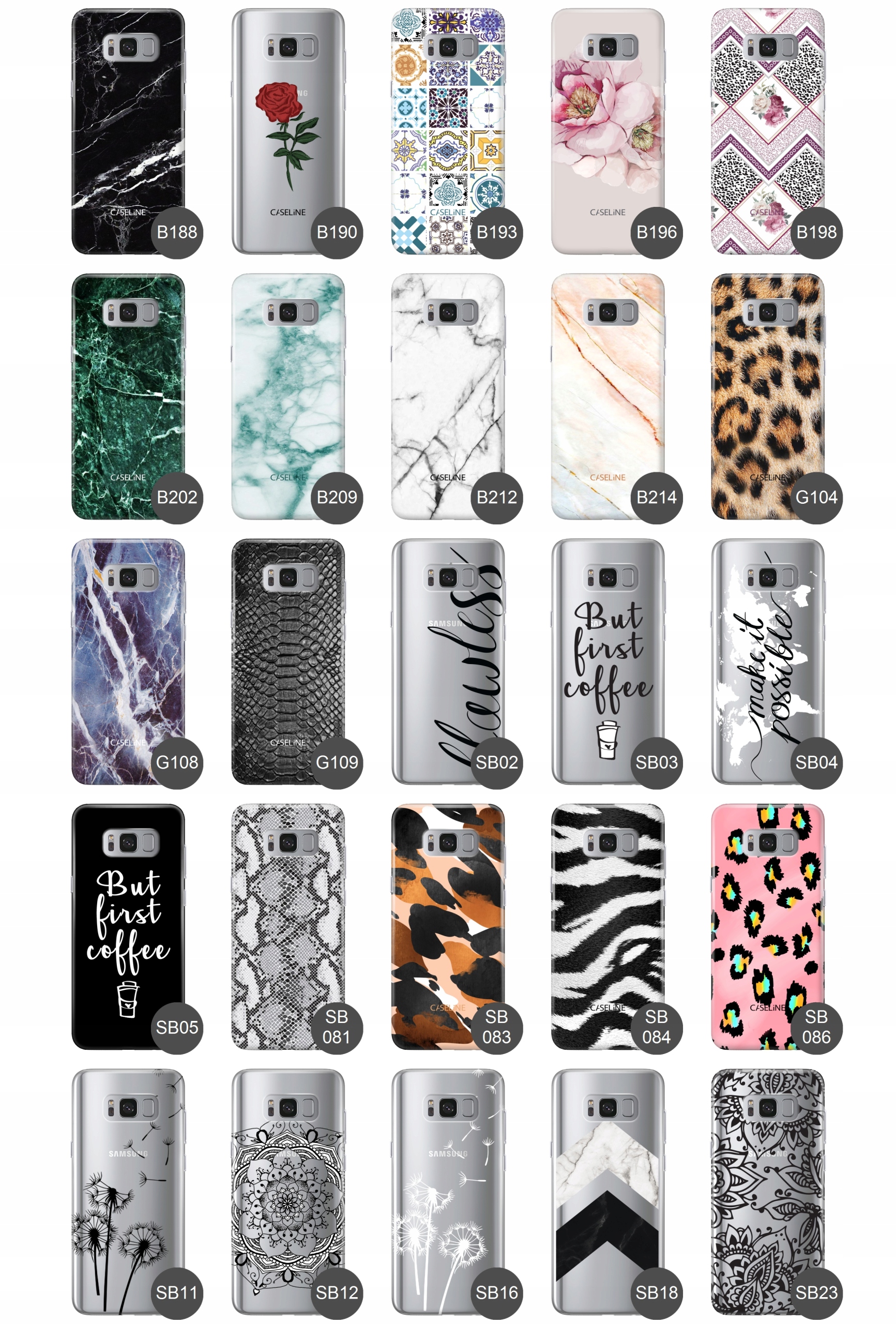 Etui case wzory do SAMSUNG GALAXY S8