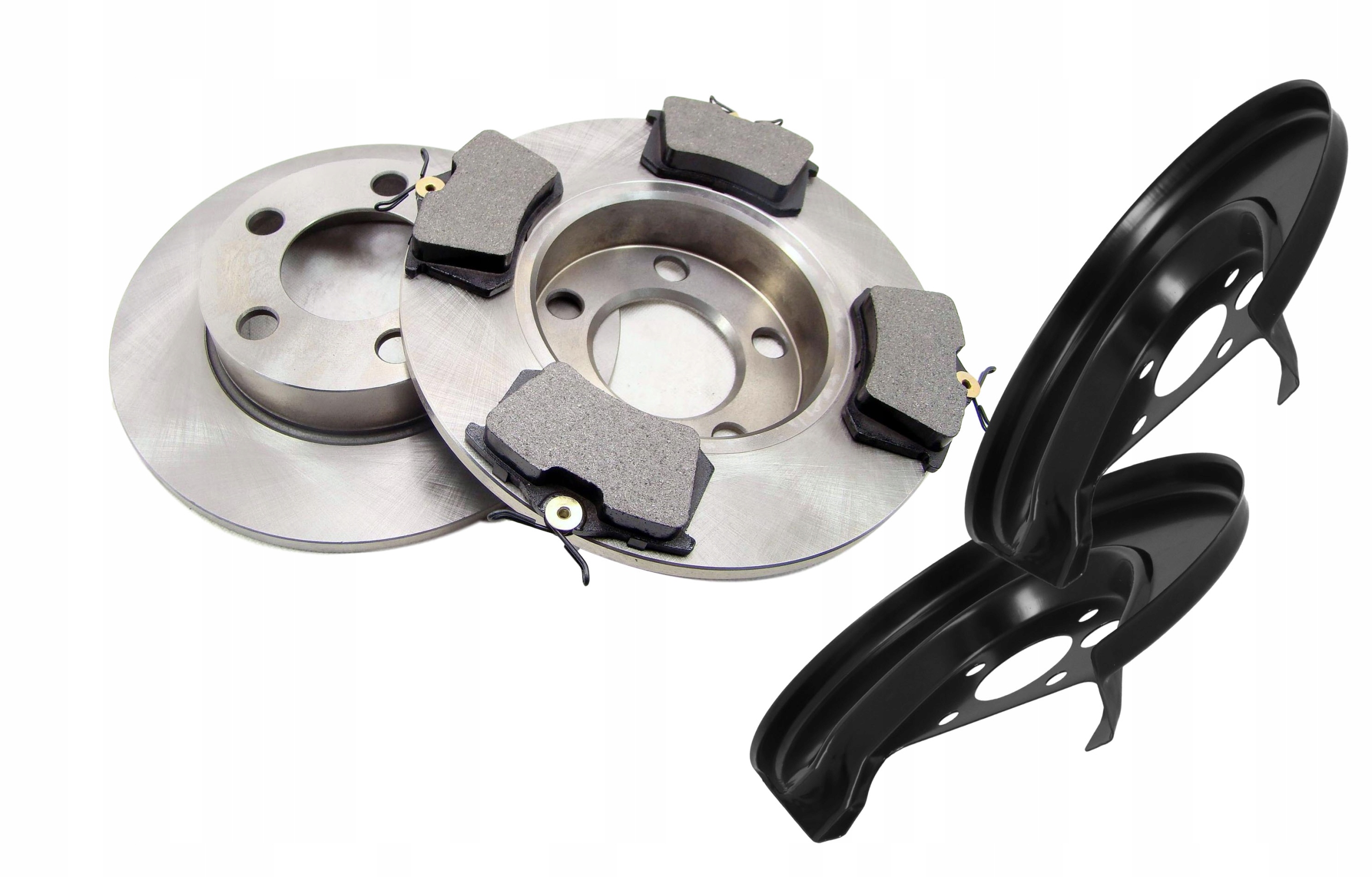 Диски x2 колодки защитные задние A3 VW GOLF 4 OCTAVIA