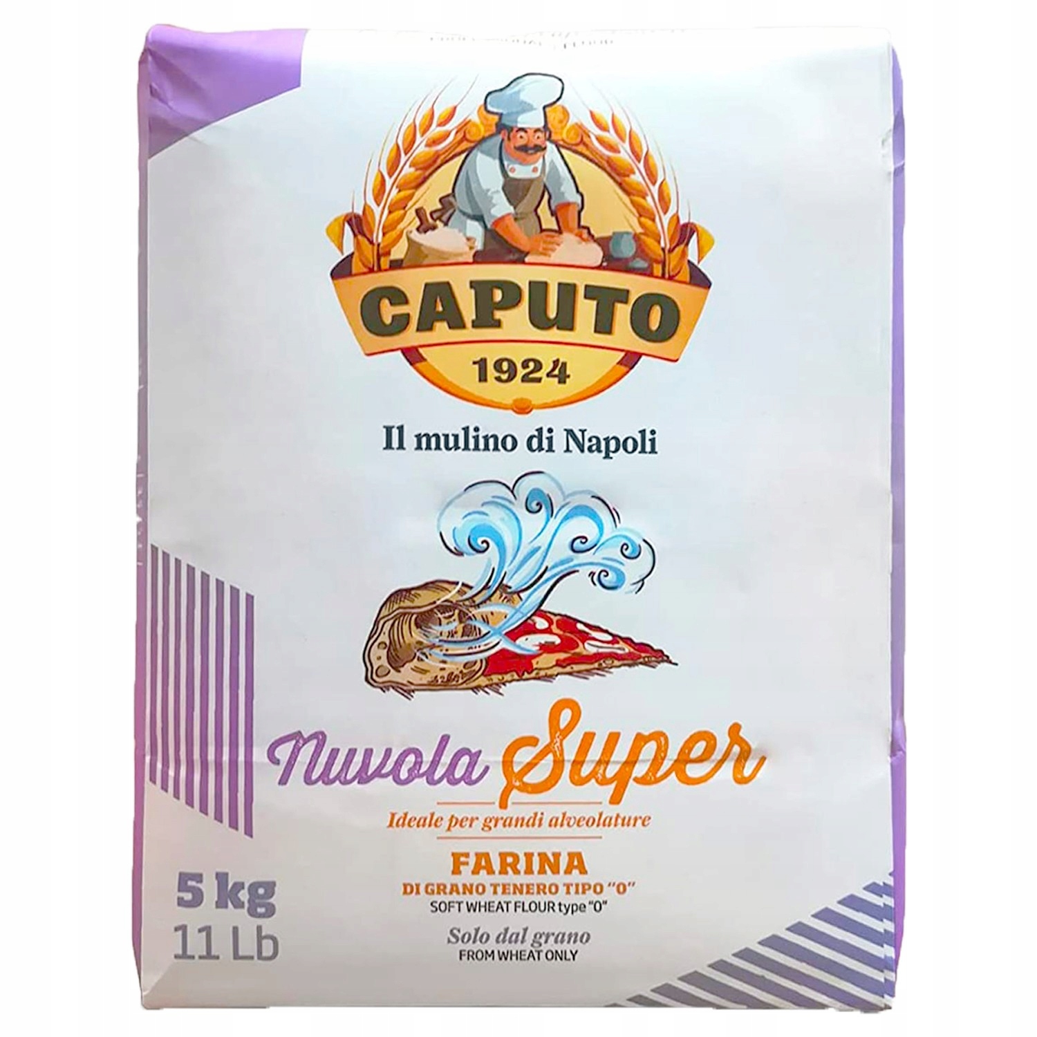 1X Mouka Caputo Nuvola typ 0 5 kg originální italská