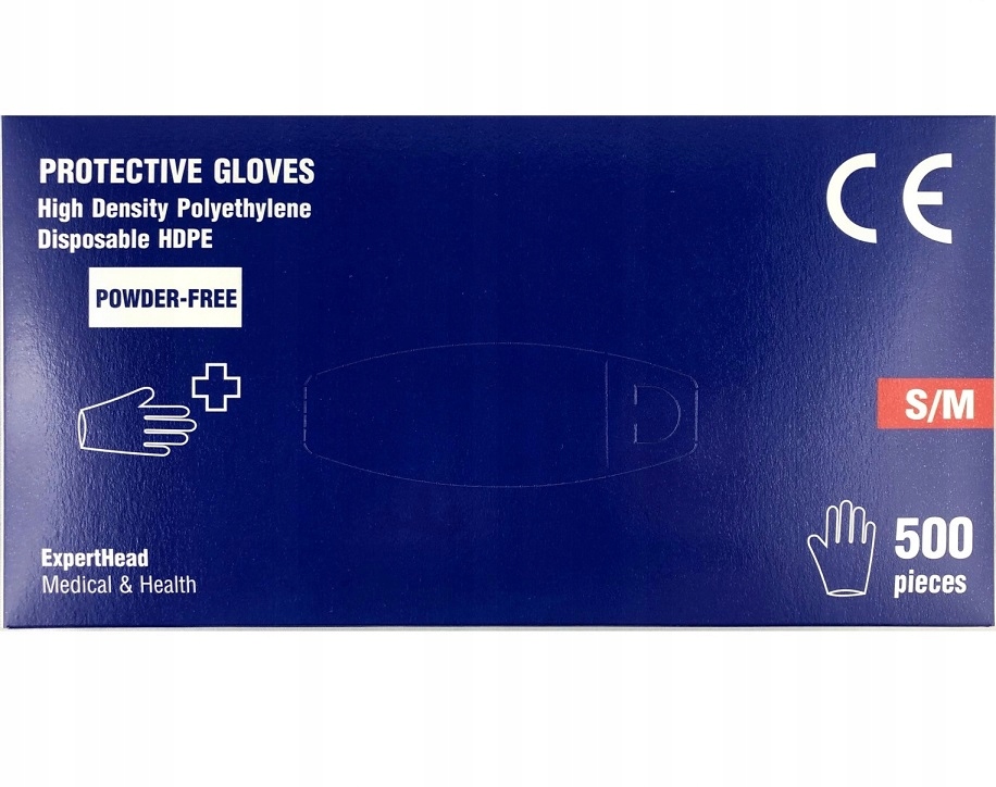 

Rękawiczki Ochronne Jednorazowe Hdpe 500SZT S/m