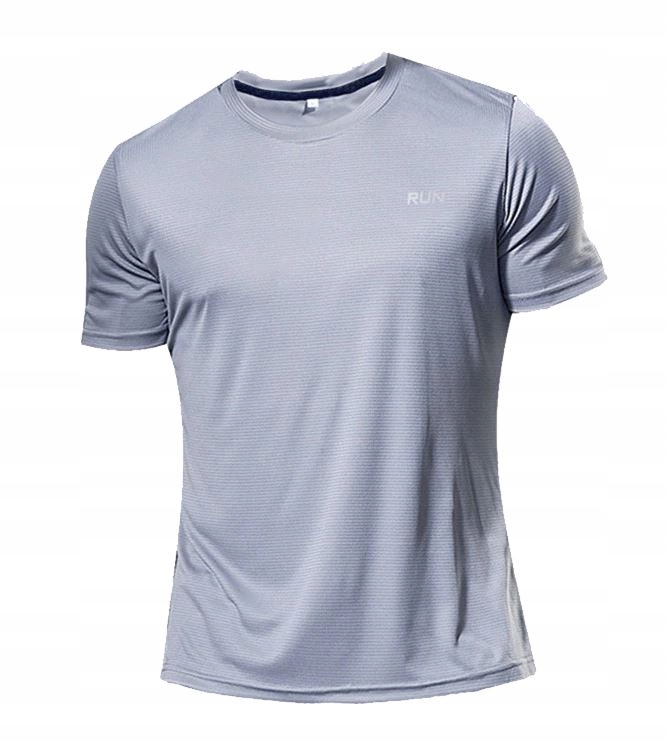 Męska koszulka sportowa do biegania Oddychająca