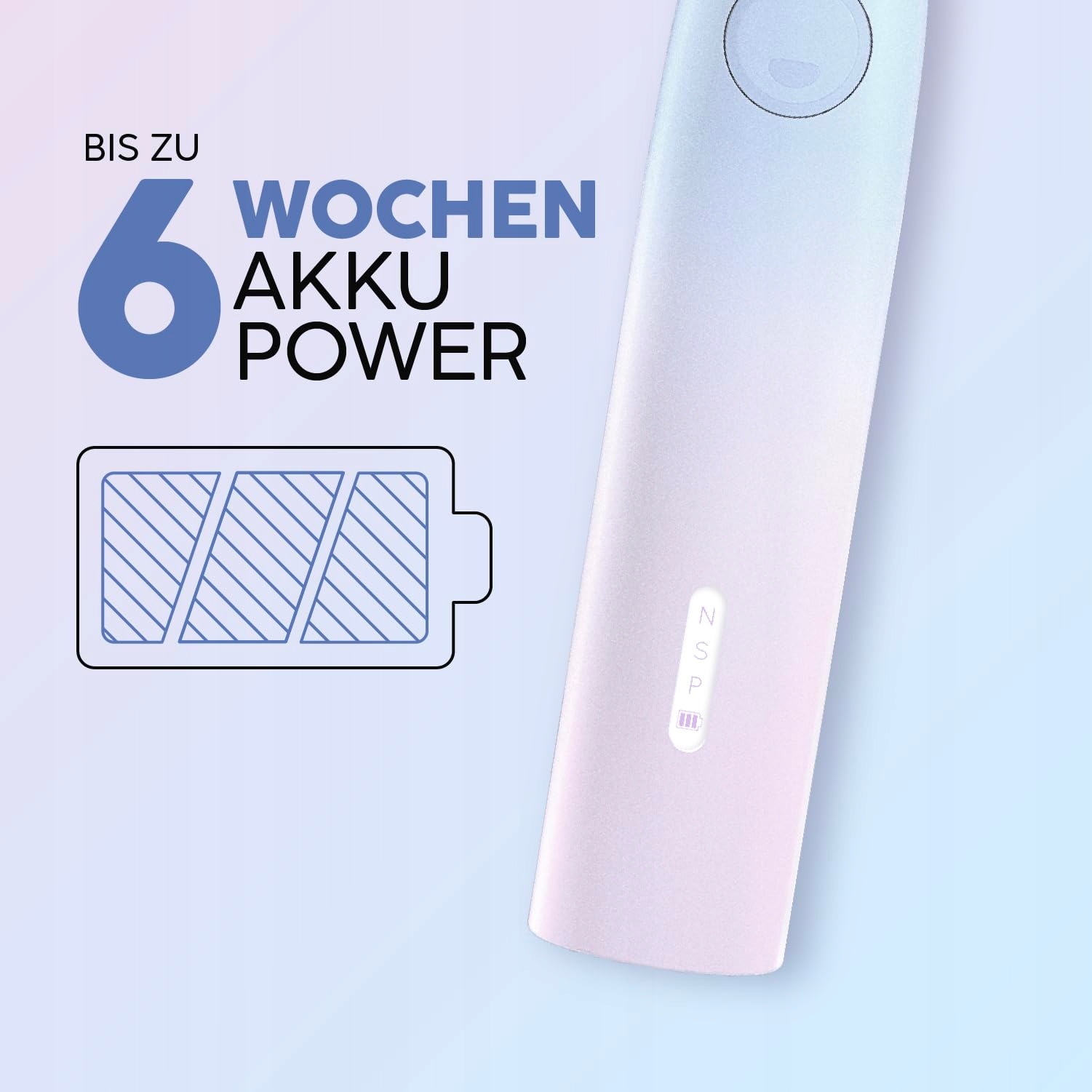 HAPPYBRUSH Szczoteczka Soniczna ECO VIBE Sunrise Zestaw Startowy 3 Końcówki — miniatura 5