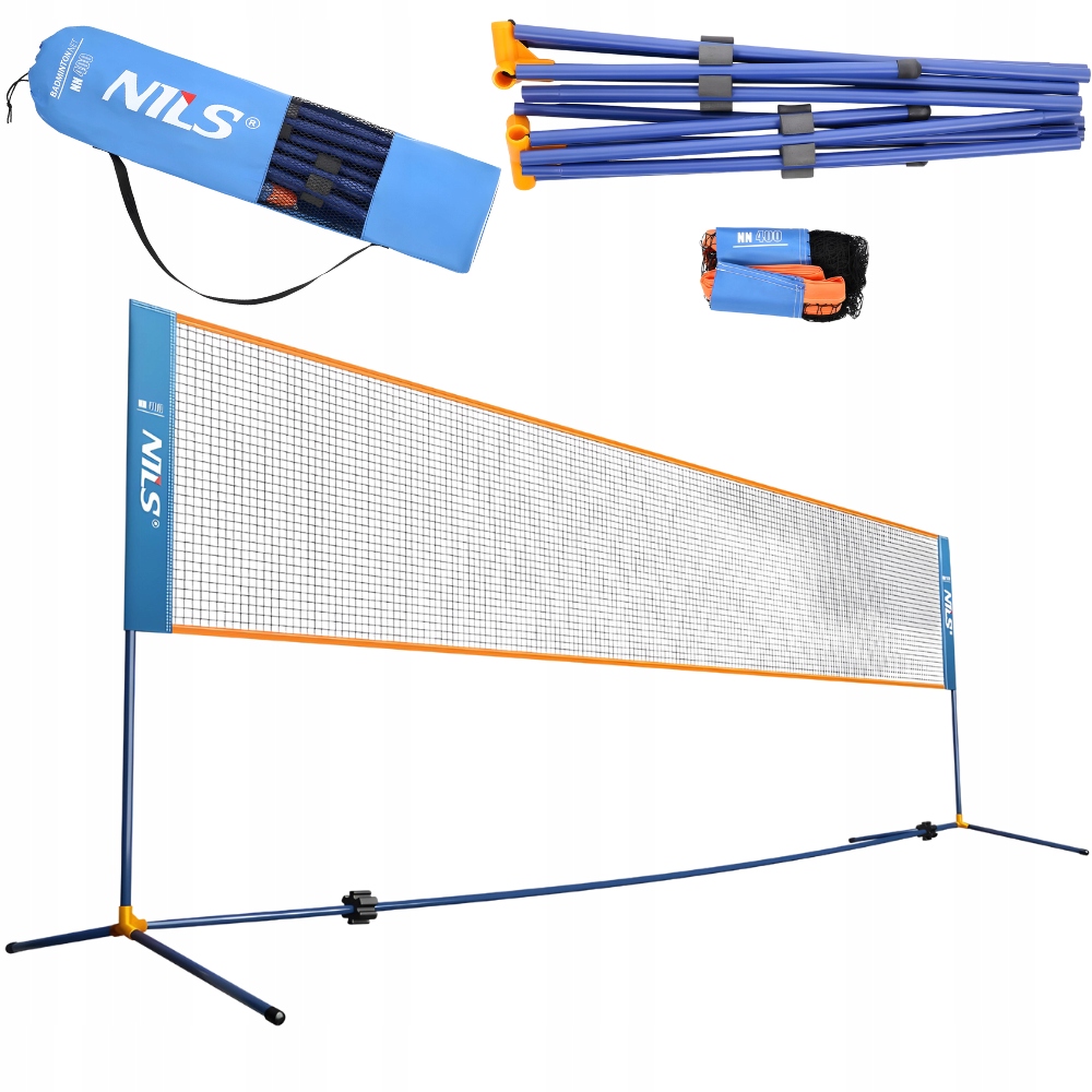 Sada pro rekreační Badmintonovou hru Síť Rám Obal 400 cm
