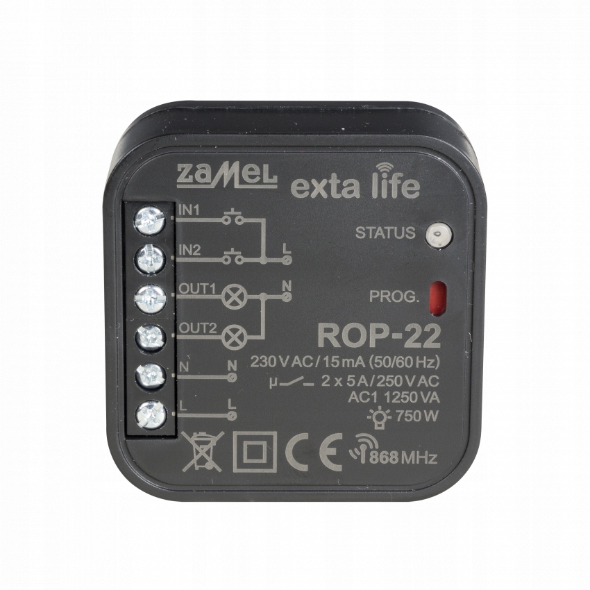 

Zamel Radiowy Odbiornik 2-KANAŁ ROP-22 Exta Life