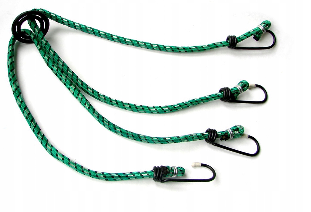 Ośmiorniczka Linki Guma Do Mocowania Bagażu 4 Haki 2 X 100CM