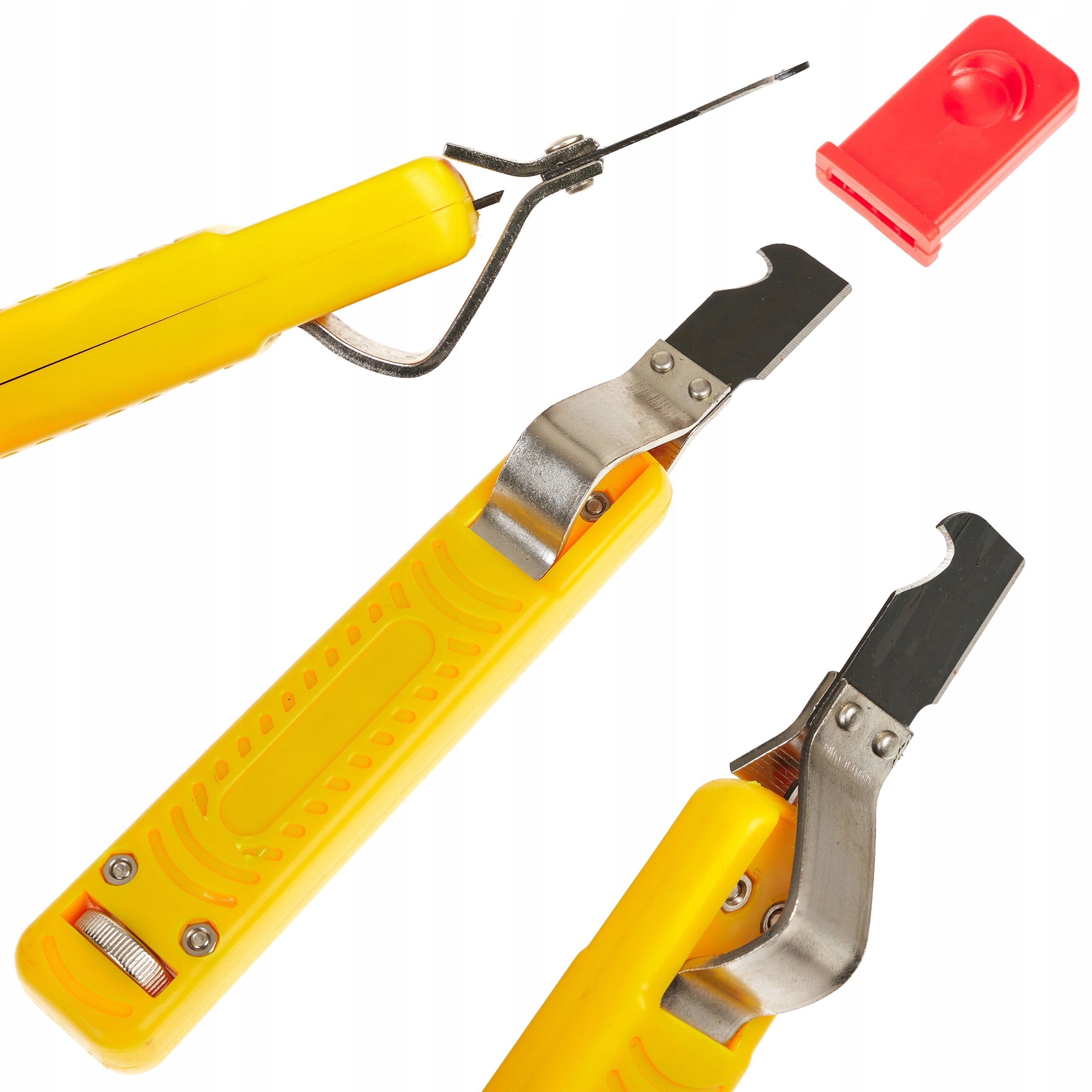 ŚCIĄGACZ IZOLACJI NÓŻ HAKOWY DO KABLI OSTRZE