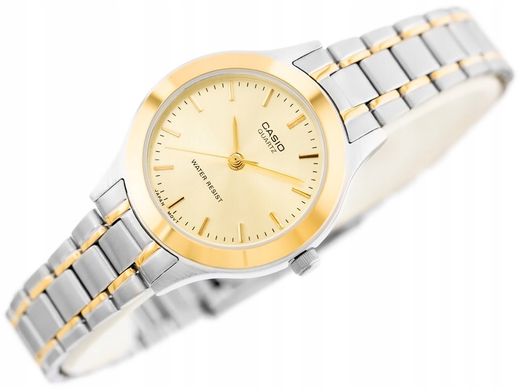 ZEGAREK DAMSKI CASIO LTP-1128G-9A + BOX +GRAWER Marka Casio