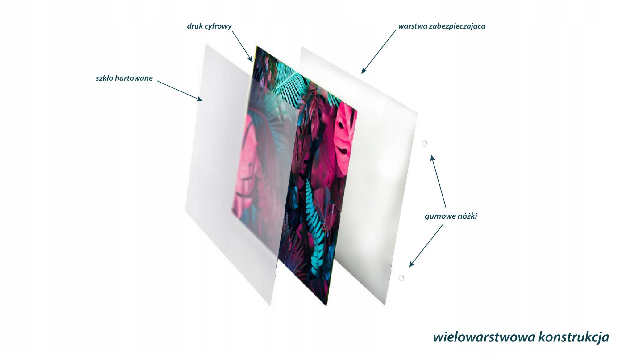 SZKLANA PODSTAWKA POD ZNICZE 60x30cm Mur 30d Waga produktu z opakowaniem jednostkowym 1.5 kg