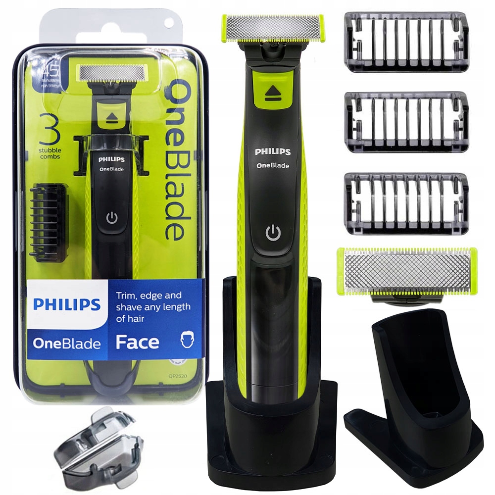 

Philips OneBlade golarka brody QP2520/20 3 Nasadki
