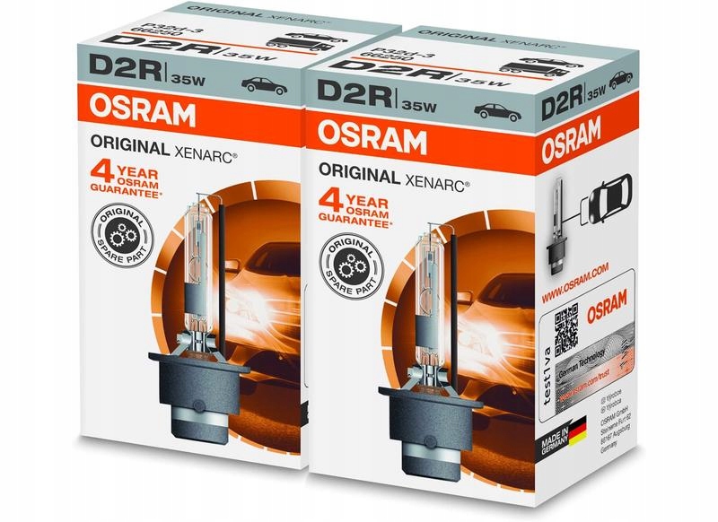 

Osram Original Xenarc D2R 85V 35W P32D-3 Zestaw