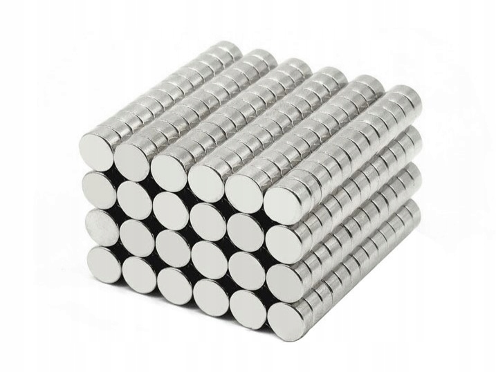 

Magnes Neodymowy Silny Walcowy 6x3 100 Sztuk