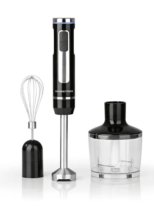 Bezprzewodowy Blender Ręczny Rozdrabniacz 500ml Usb-c Czarny GOURMETmaxx