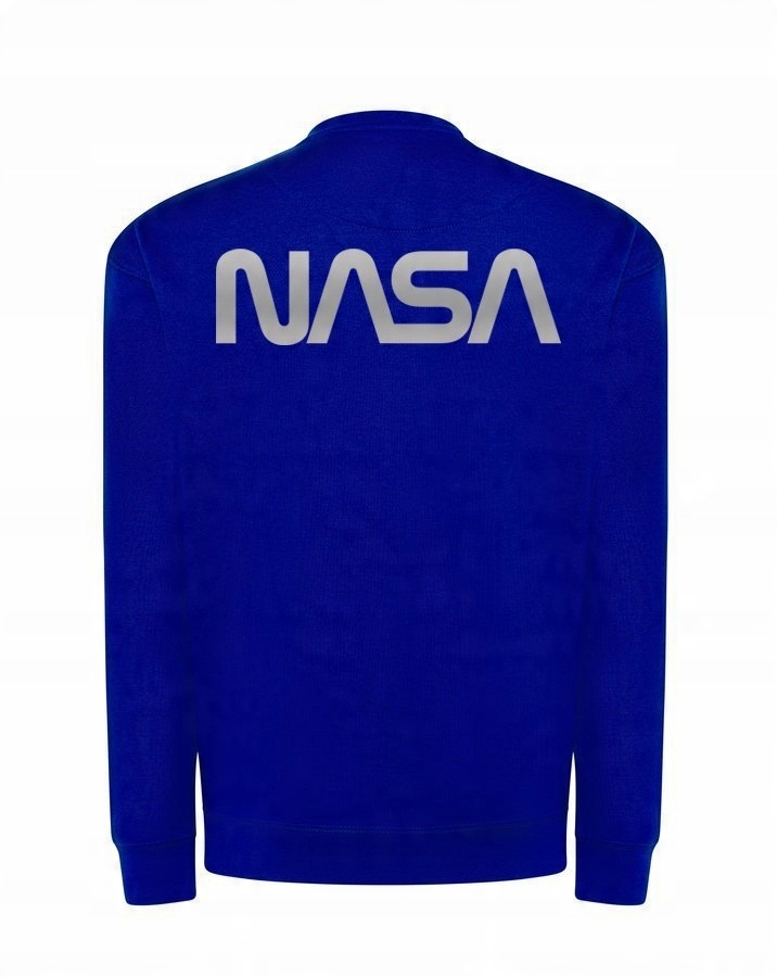 

Bluza Nasa, klasyczna Z Odblaskiem, niebieska 3XL