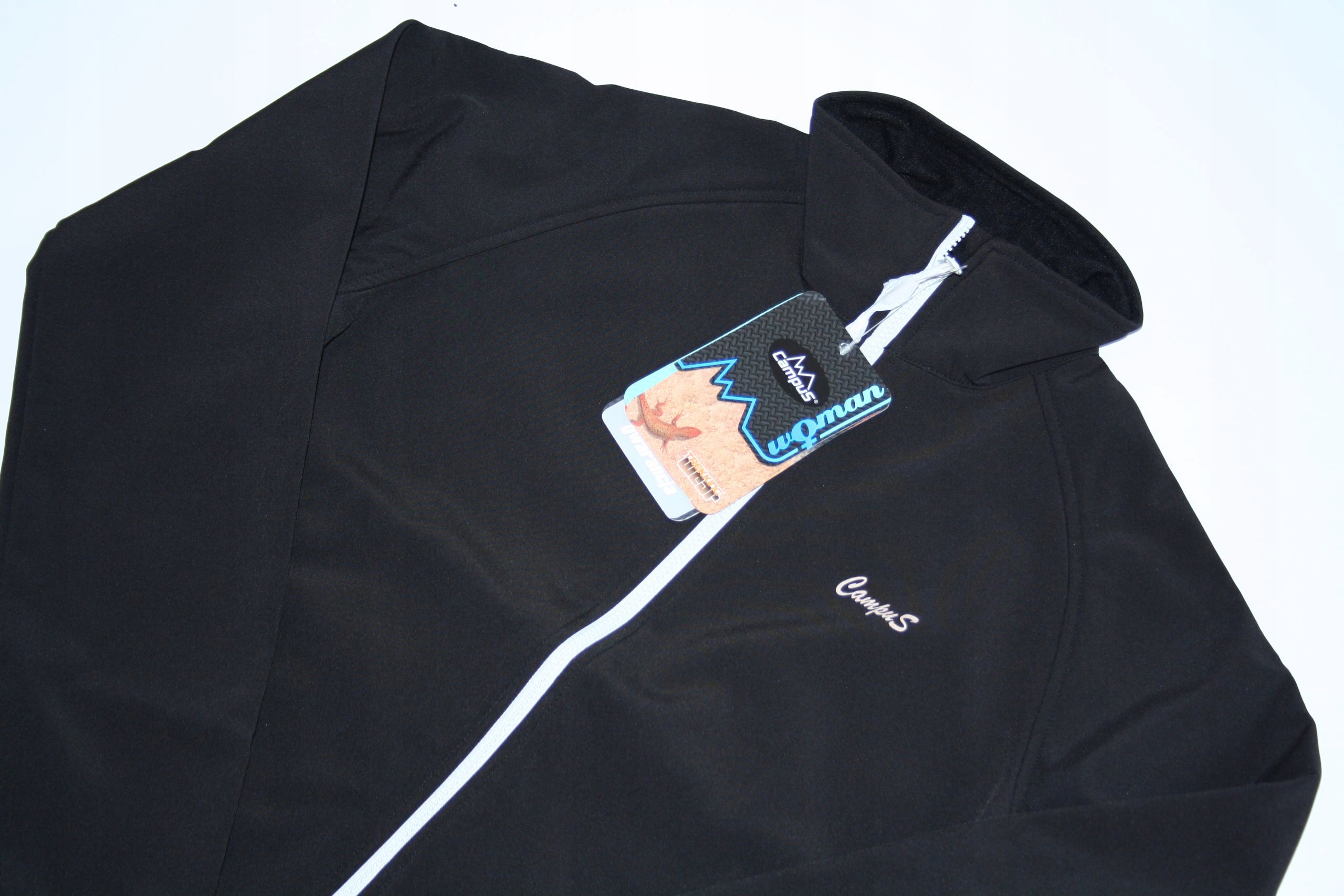 

softshell Campus Arletta czarny/szary suwak XL/42