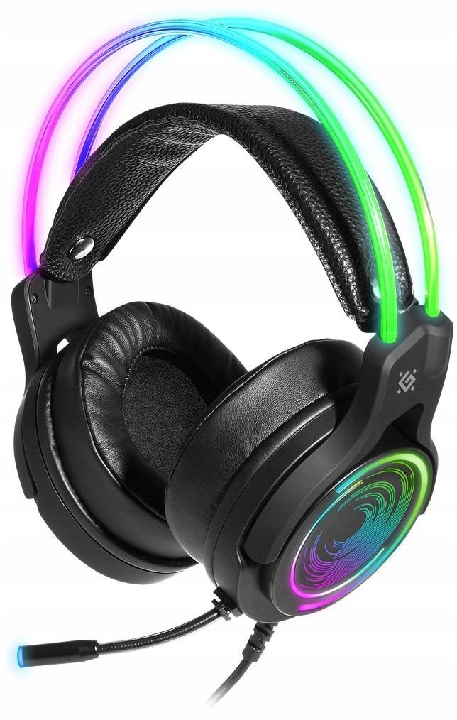 Sluchátka s mikrofonem Defender Cosmo Pro 7.1 Virtual Sound s podsvícením