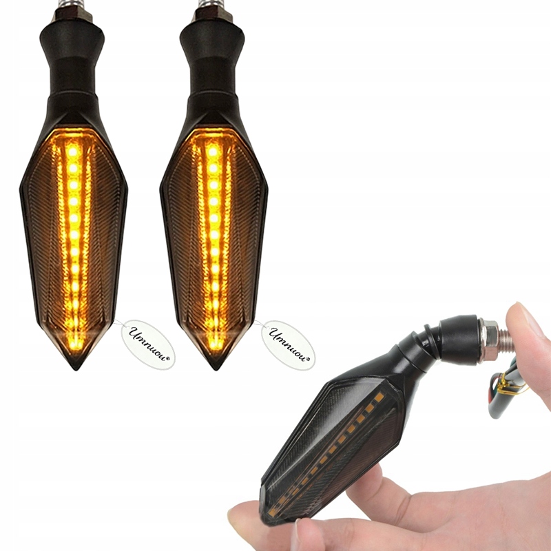 4 Kierunkowskazy Led Motocykla Quada Skutera Enduro Homologacja Dynamiczny