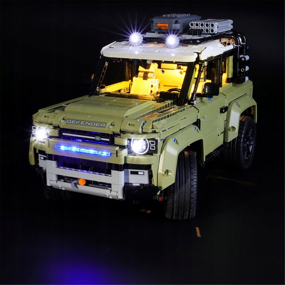 Zestaw oświetlenia do LEGO Land Rover Defender 42110 Technic (BEZ LEGO)