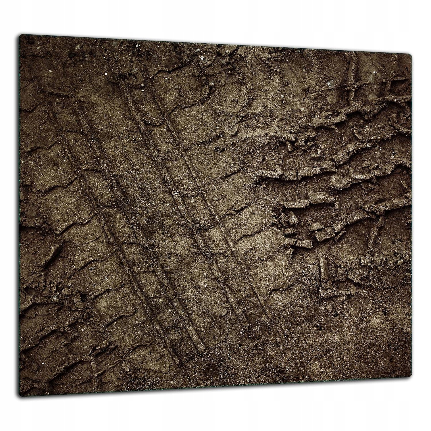 Skleněná Ochranná Deska Panel Lepidlo 65x60 Stopa