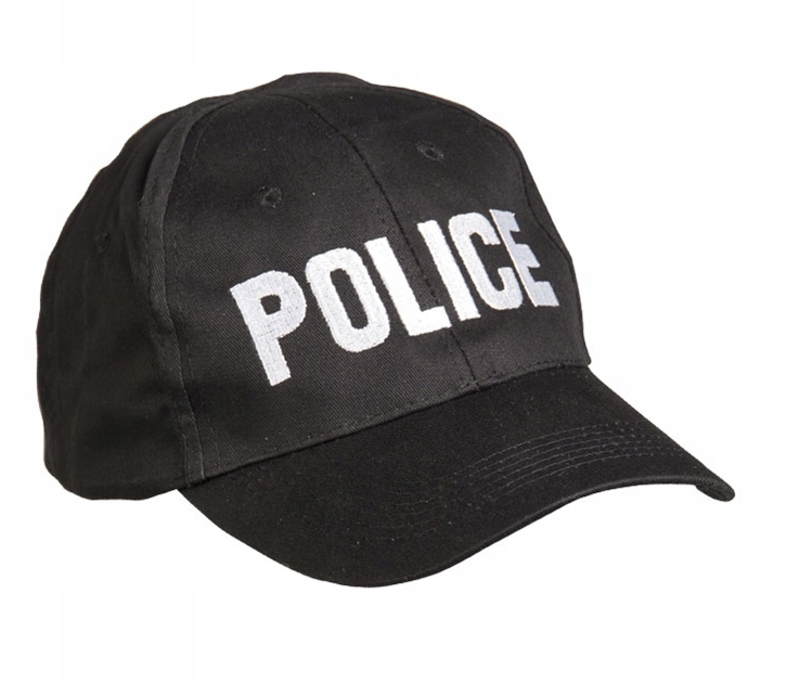 Mil-Tec Czapka z Daszkiem "Police" Czarna