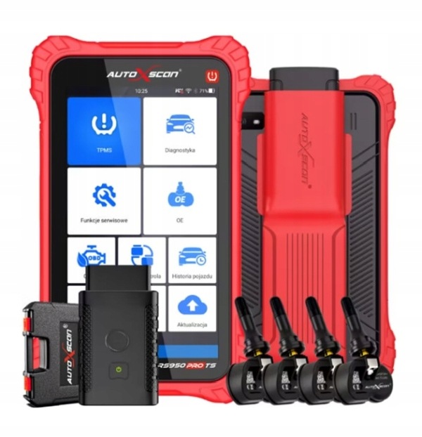 Diagnostický Nástroj Autoxscan RS950PRO Ts 4 Senzory Tpms RS950PRO Ts
