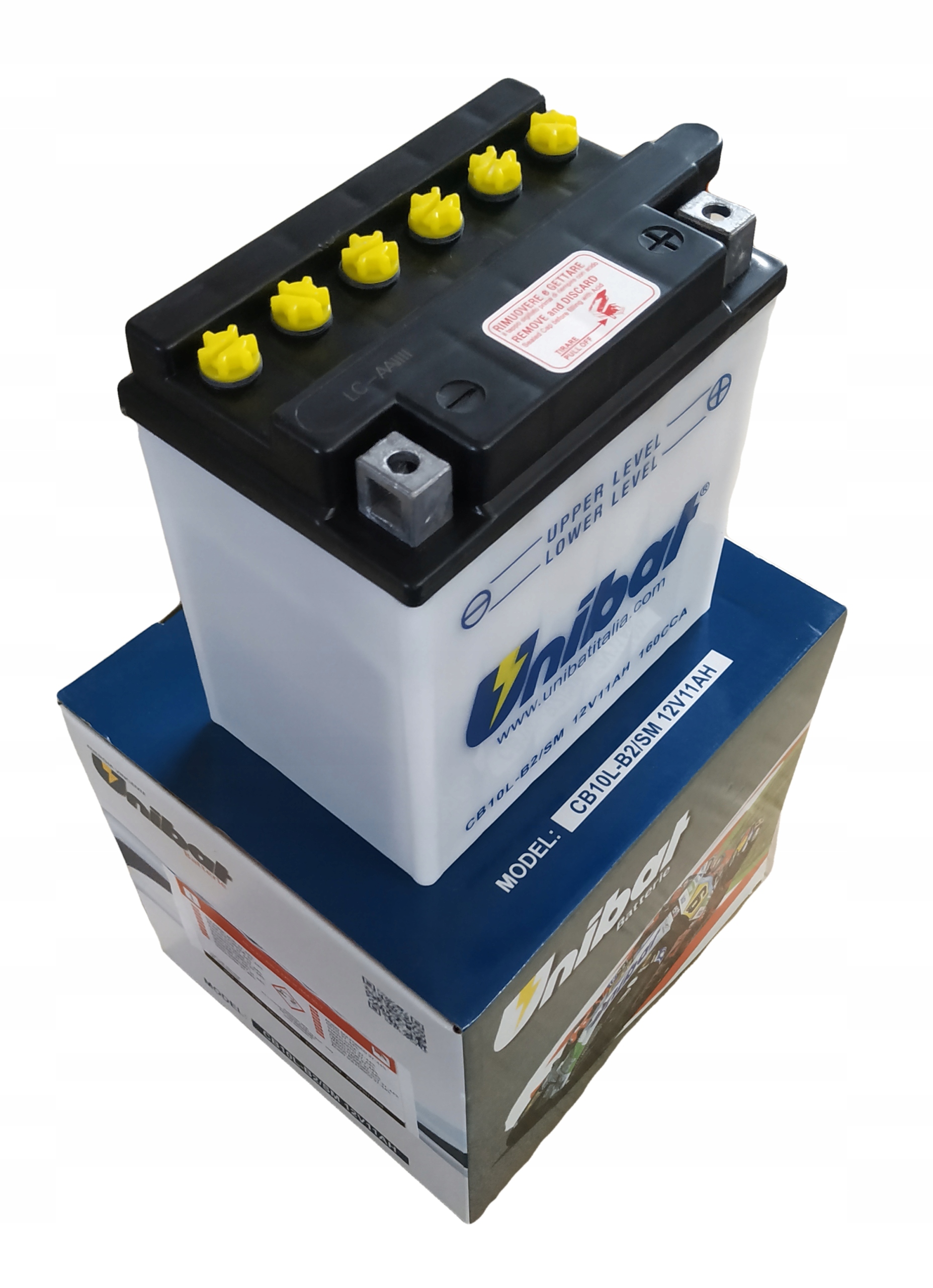 Akumulator UNIBAT CB10L-B2 YB10L-B2 11Ah 160A Producent Unibat