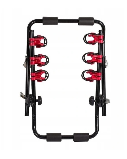 BAGAZNIK NA 3 ROWERY UCHWYT ROWEROWY NA KLAPE AUTA Bike maximum weight 15 kg