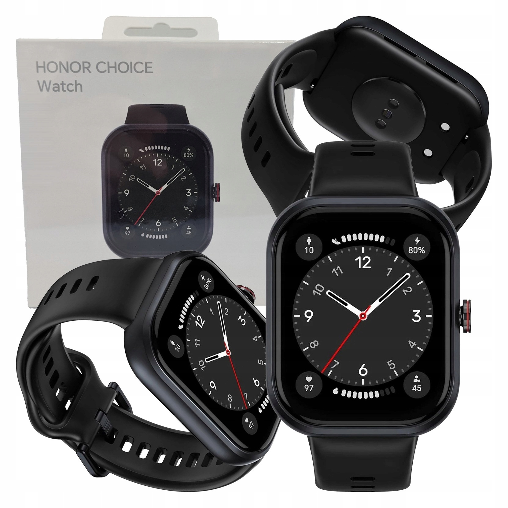 Smartwatch Honor Choice 1.95” Amoled Gps SpO2 Rozmowy 5 Atm zegarek Watch