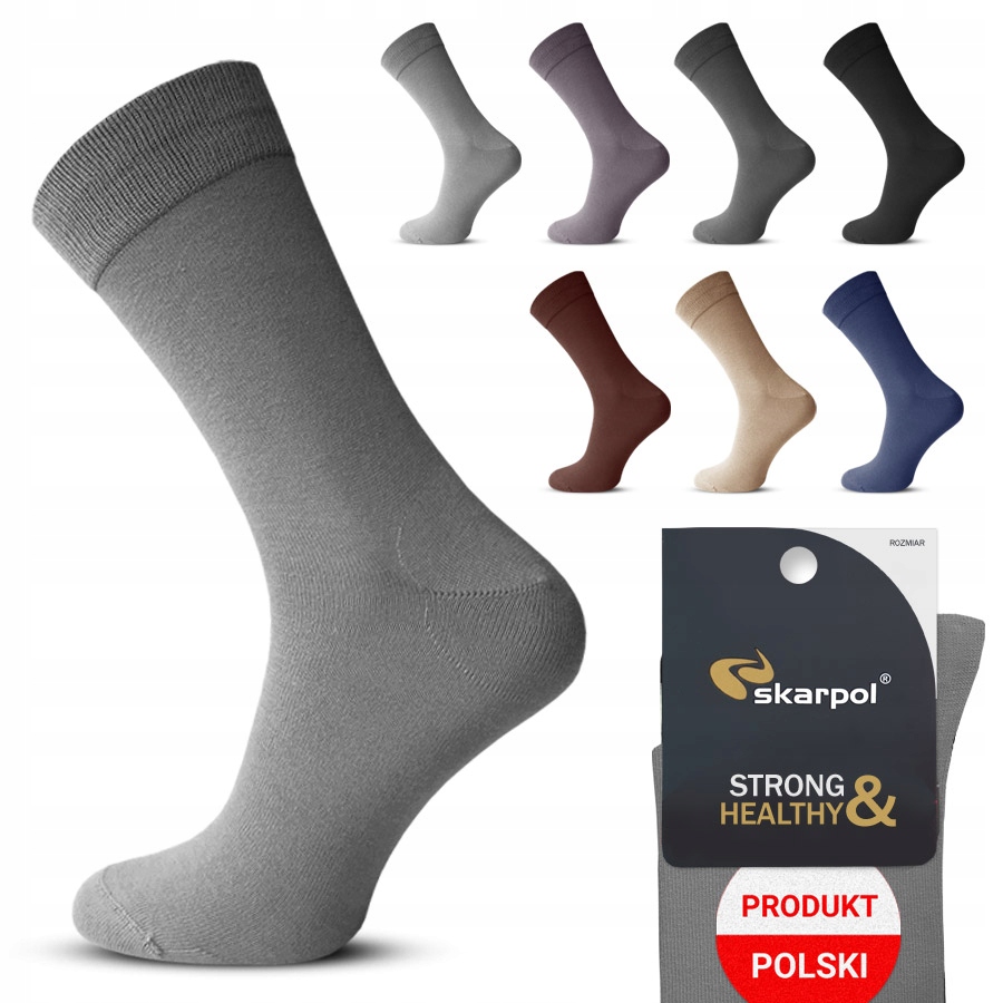 

Mocne skarpety męskie Strong bawełniane *45-47