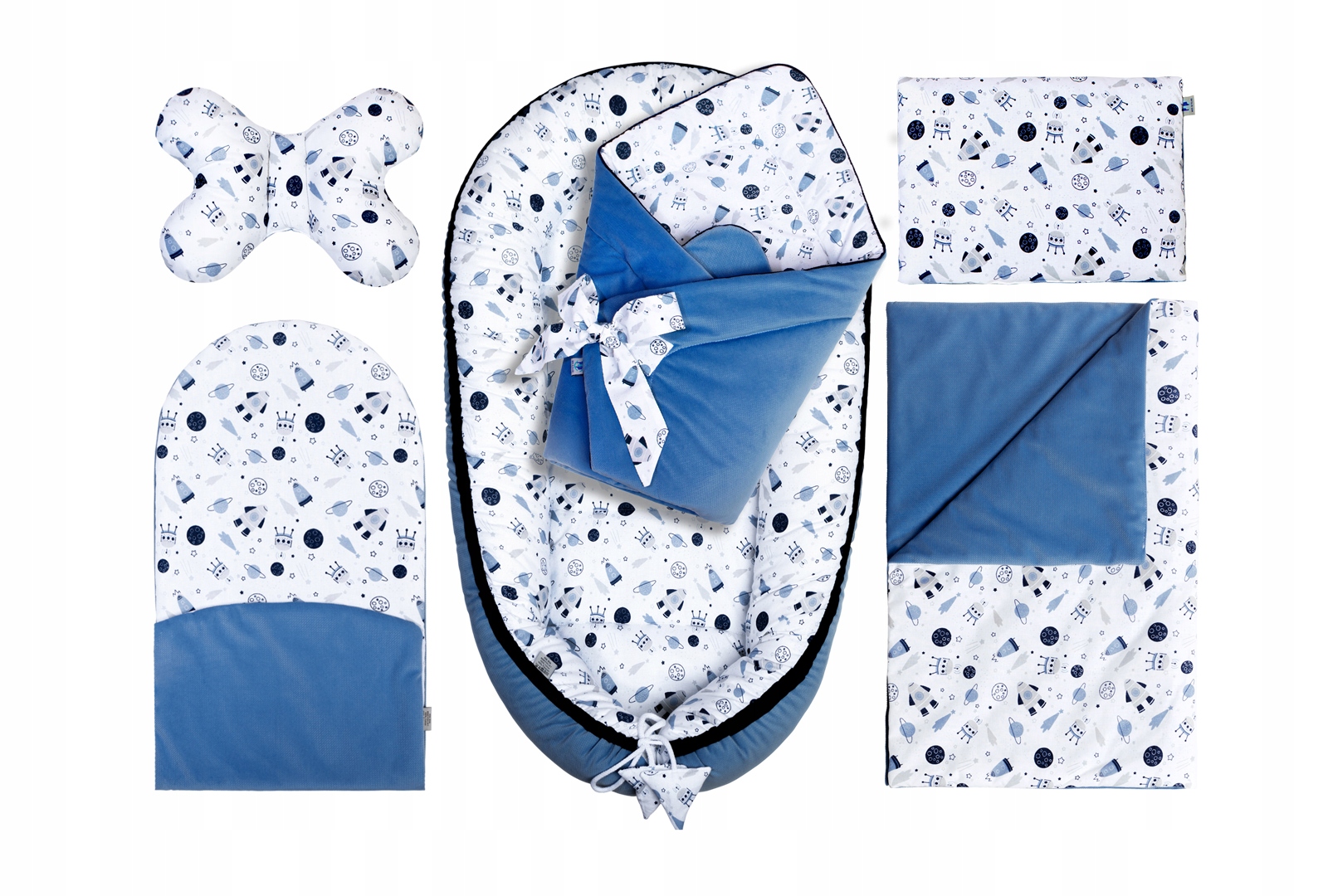 

Pepi Zestaw 6W1 Kokon Rożek Otulacz