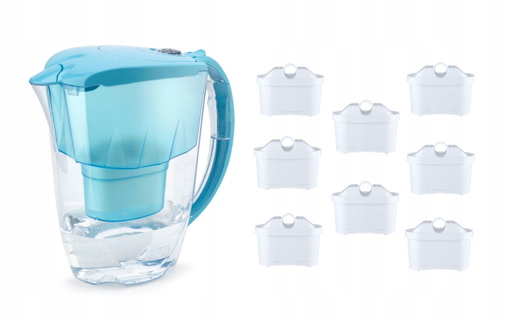 Dzbanek filtrujący Aquaphor Jasper 2,8 l 8 x Maxfor B25, morski