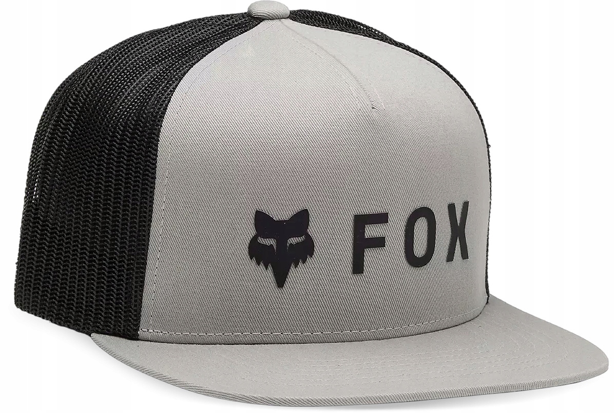 kšiltovka Fox Absolute Snapback Trucker, ocelově šedá
