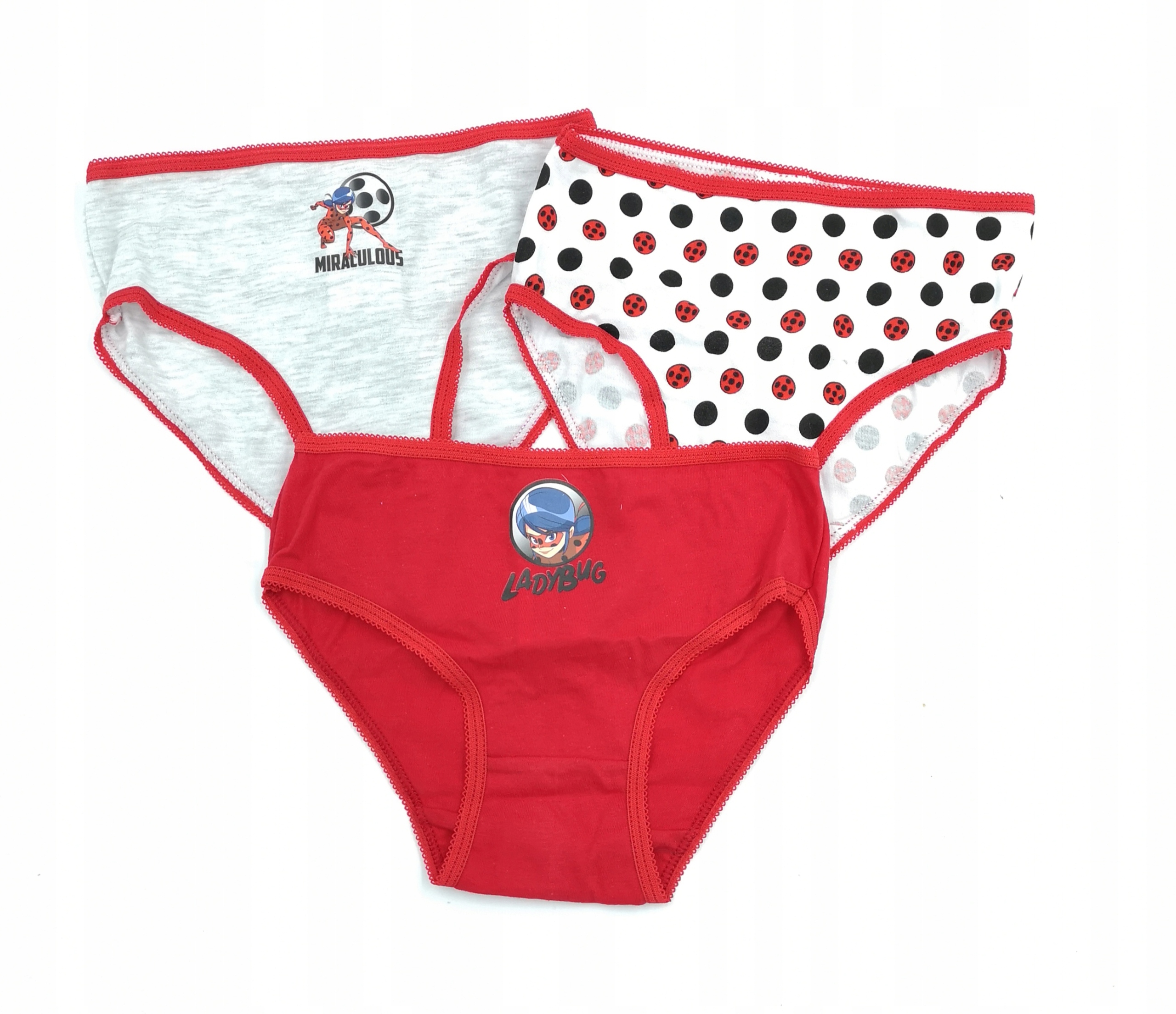 

Miraculum Biedronka Majtki Figi 3-pack r. 104/110