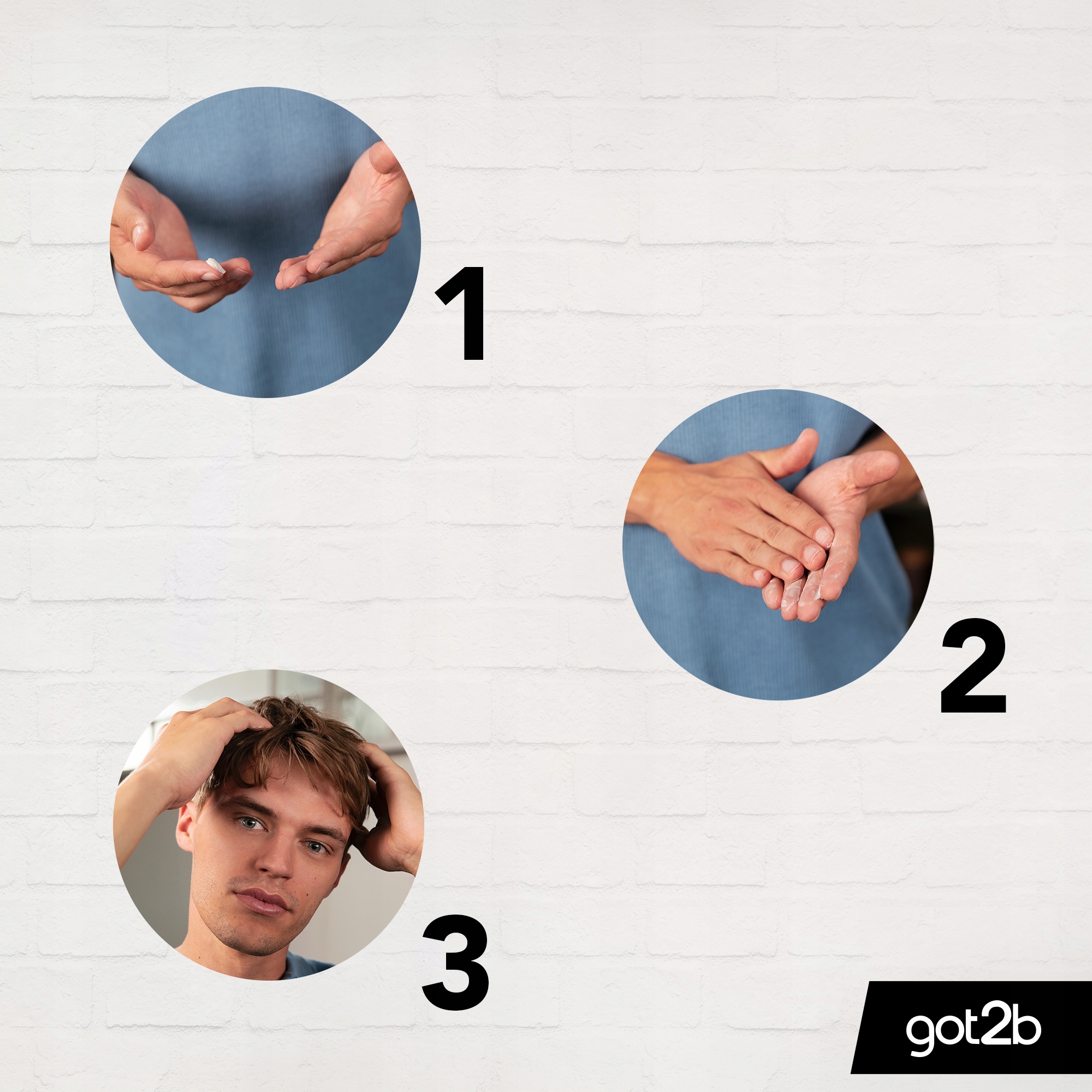 3X PASTA DO WŁOSÓW MATUJĄCA MODELUJĄCA 100ML GOT2B Opakowanie puszka