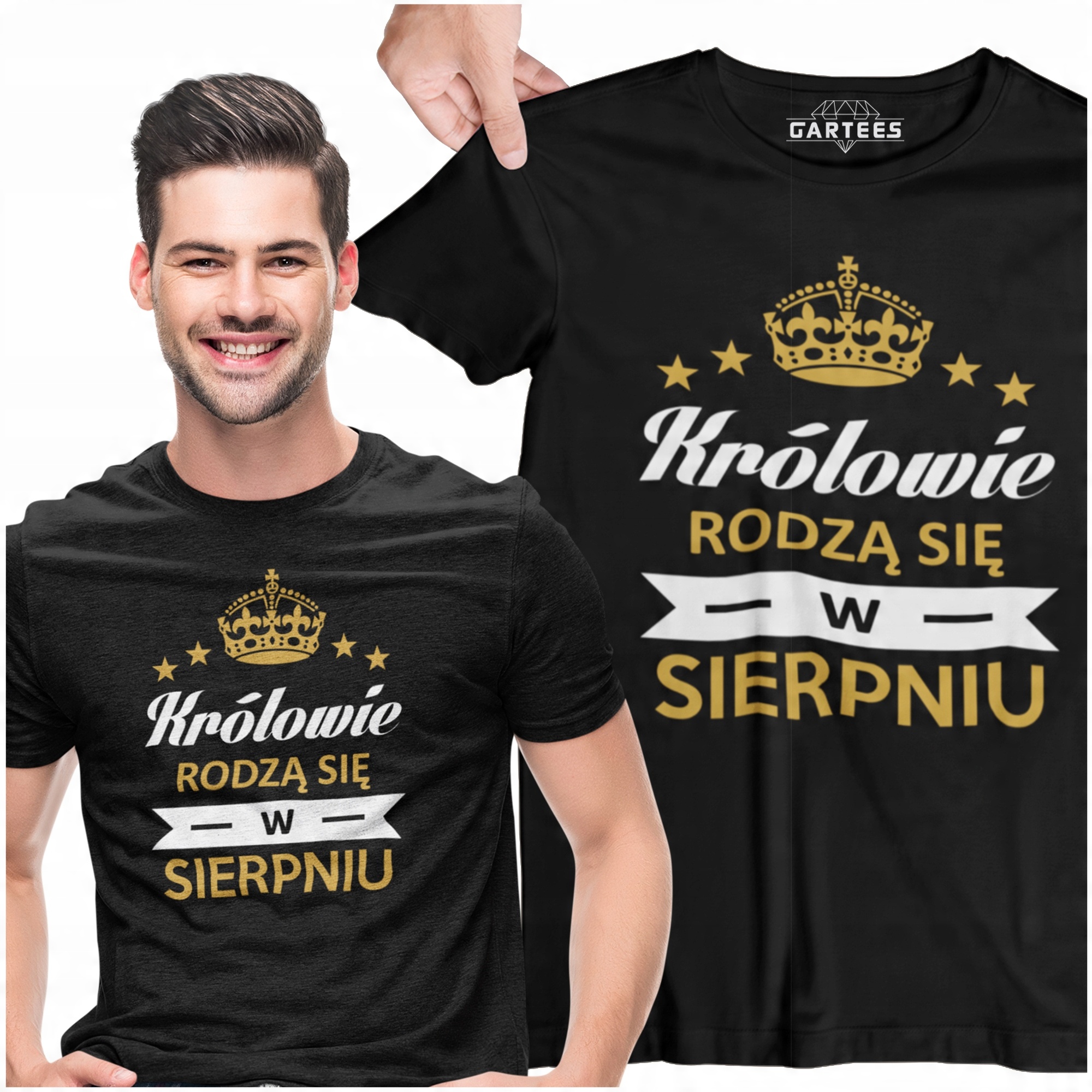 

Koszulka Królowie Rodzą Się W Sierpniu Fun Prezent