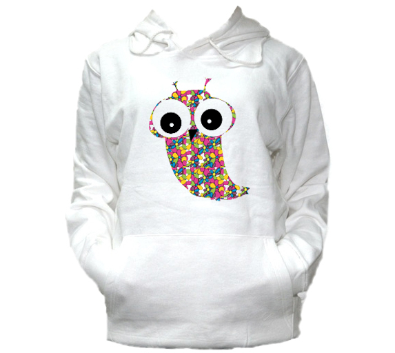 

L Bluza Kaptur Damska Sowy Owls Oryginalne Wzory